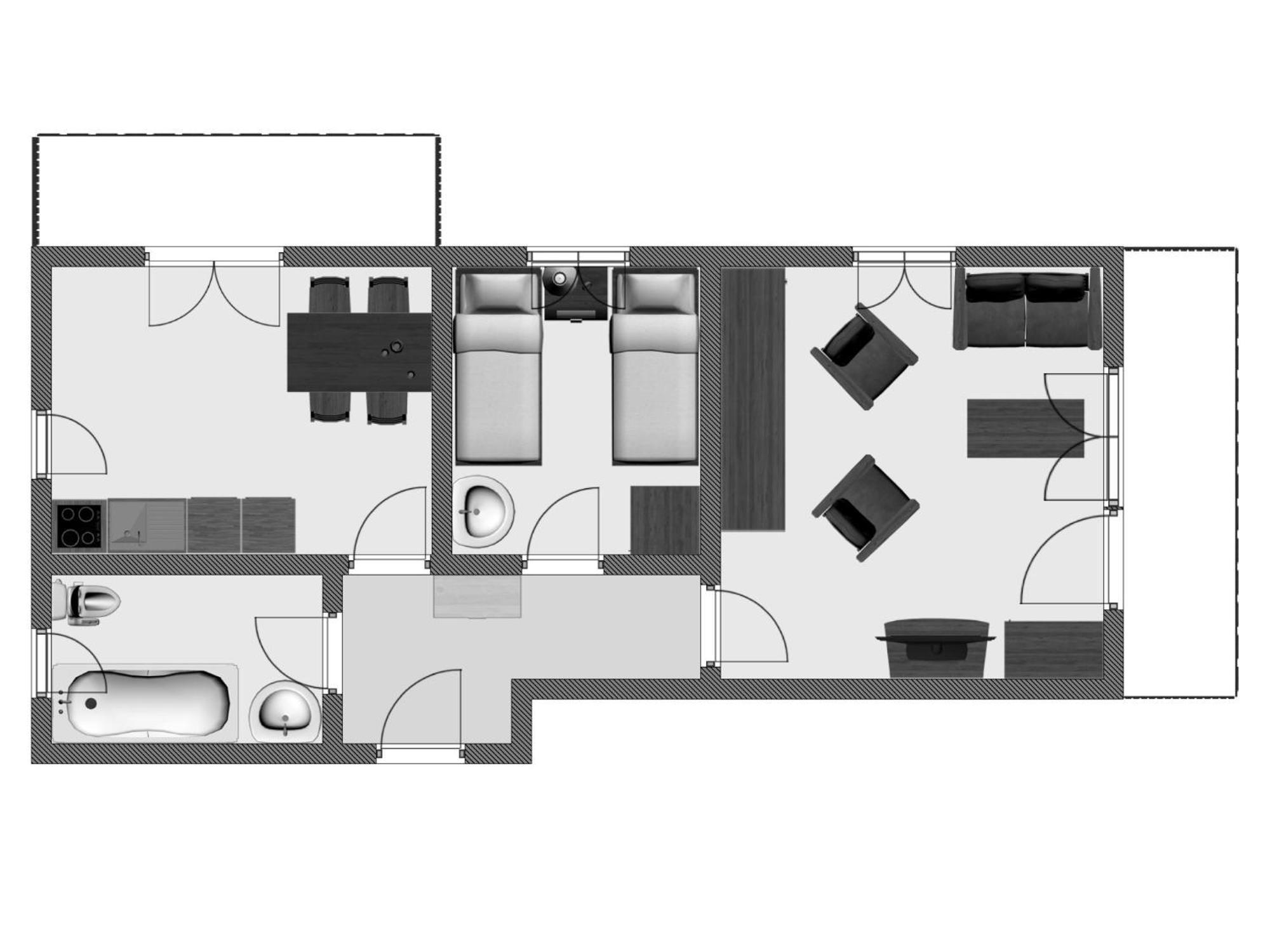 Chalet Soldanella Grächen Rum bild