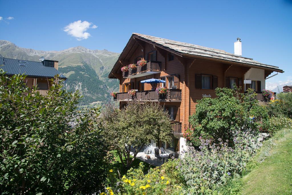 Chalet Soldanella Grächen Exteriör bild